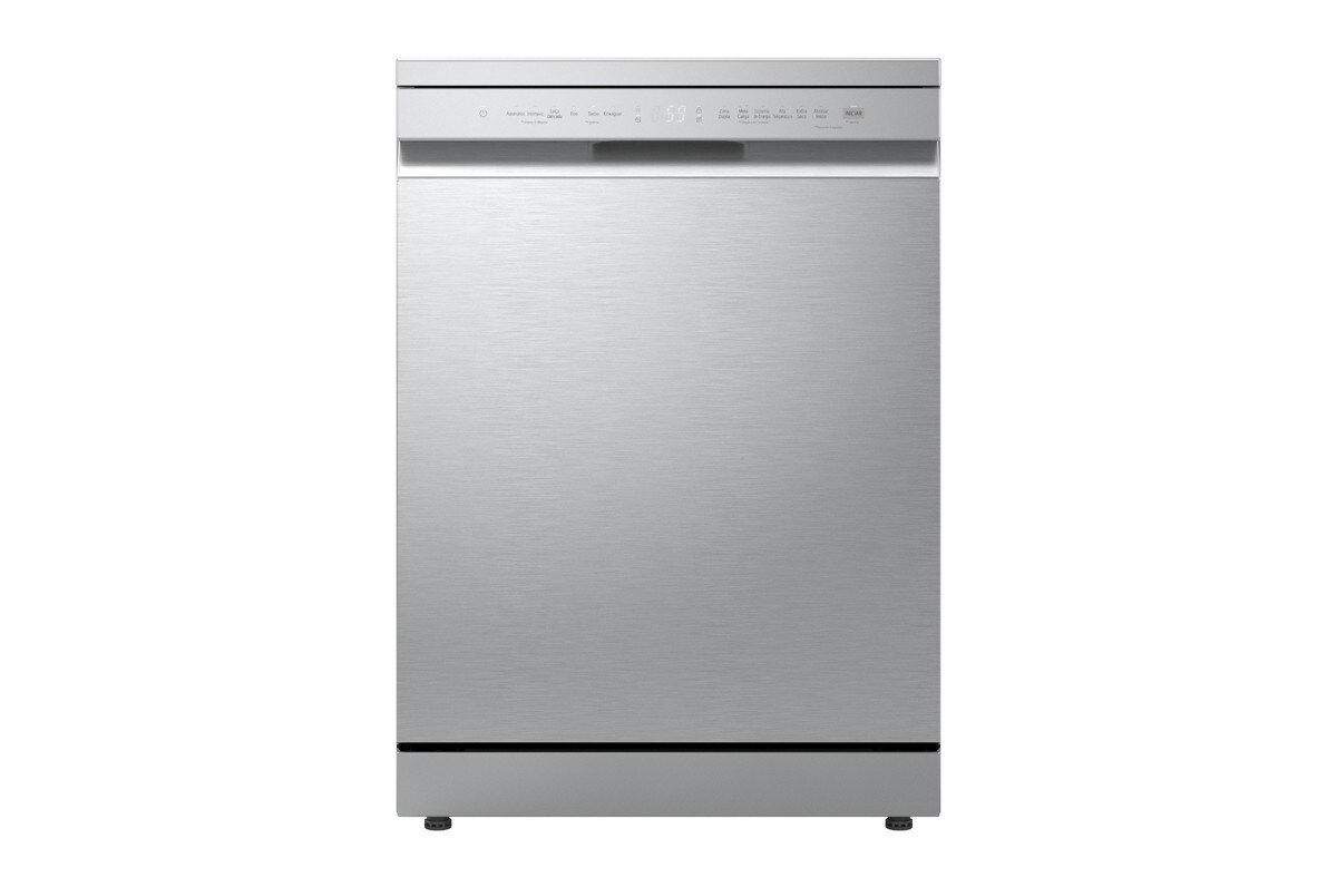 Imagem 0 de Recondicionado - Grade A - Máquina de Lavar Loiça LG DF273FV de 14 Conjuntos, 3ªBandeja e 60 cm - Prime Silver