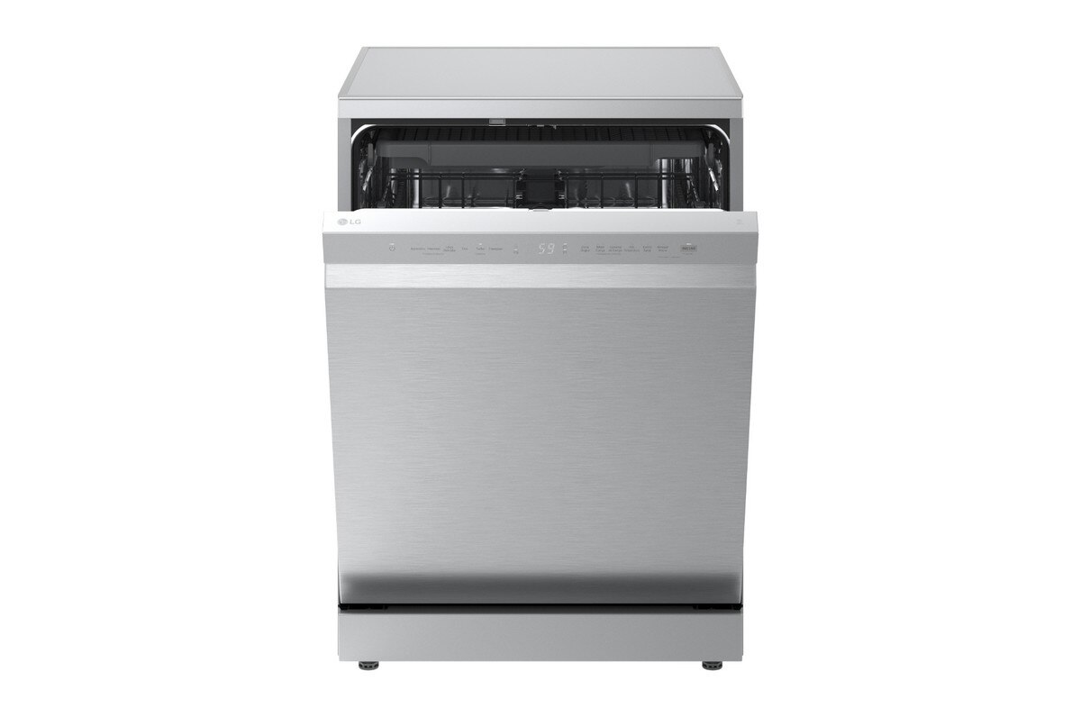 Recondicionado - Grade A - Máquina de Lavar Loiça LG DF273FV de 14 Conjuntos, 3ªBandeja e 60 cm - Prime Silver Inox-4