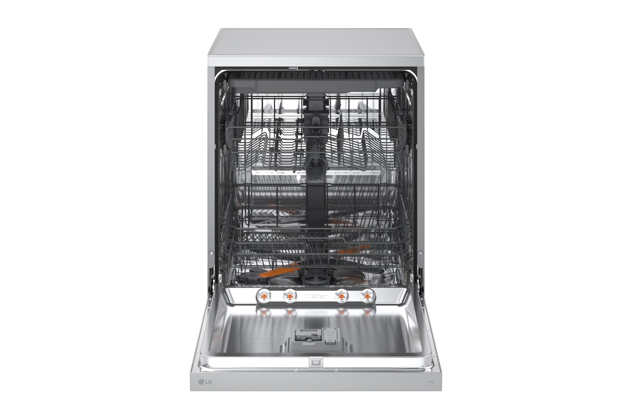 Recondicionado - Grade B - Máquina de Lavar Loiça LG DF273FVS de 14 conjuntos, 60 cm e com QuadWash, TrueSteam e EasyRack Plus e 3ª Bandeja - Silver Silver-5
