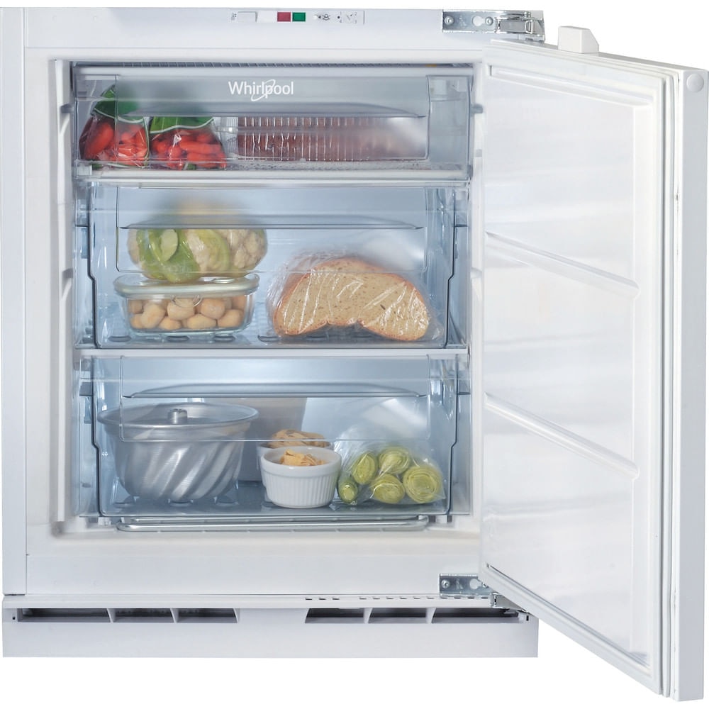 Recondicionado - Grade A - Arca Mini Congeladora Vertical Encastrável Whirlpool AFB 8281 com Controlo Mecânico e de 81,9 cm - Branco Branco-2