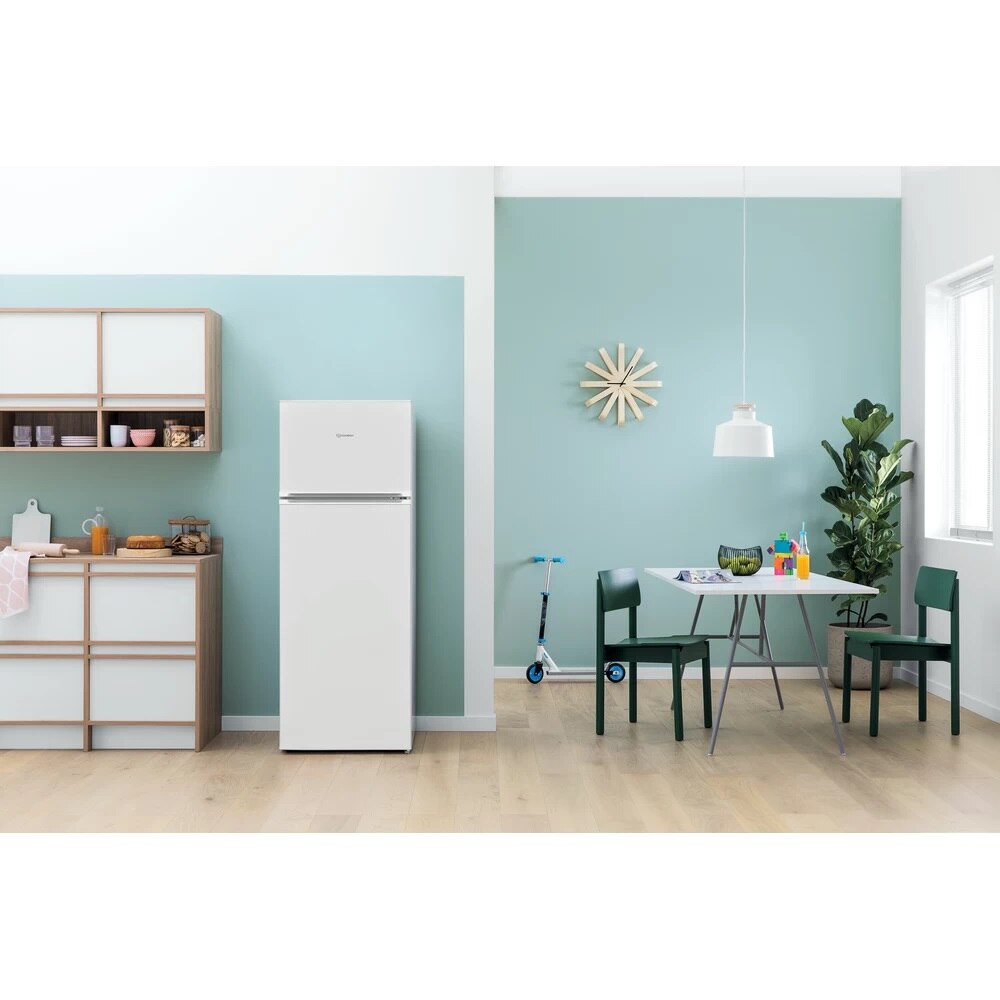 Recondicionado - Grade B - Frigorífico de 2 Portas Indesit I55TM 4120 W 2 com Controlo Mecânico e de 144 cm - Branco Branco-3