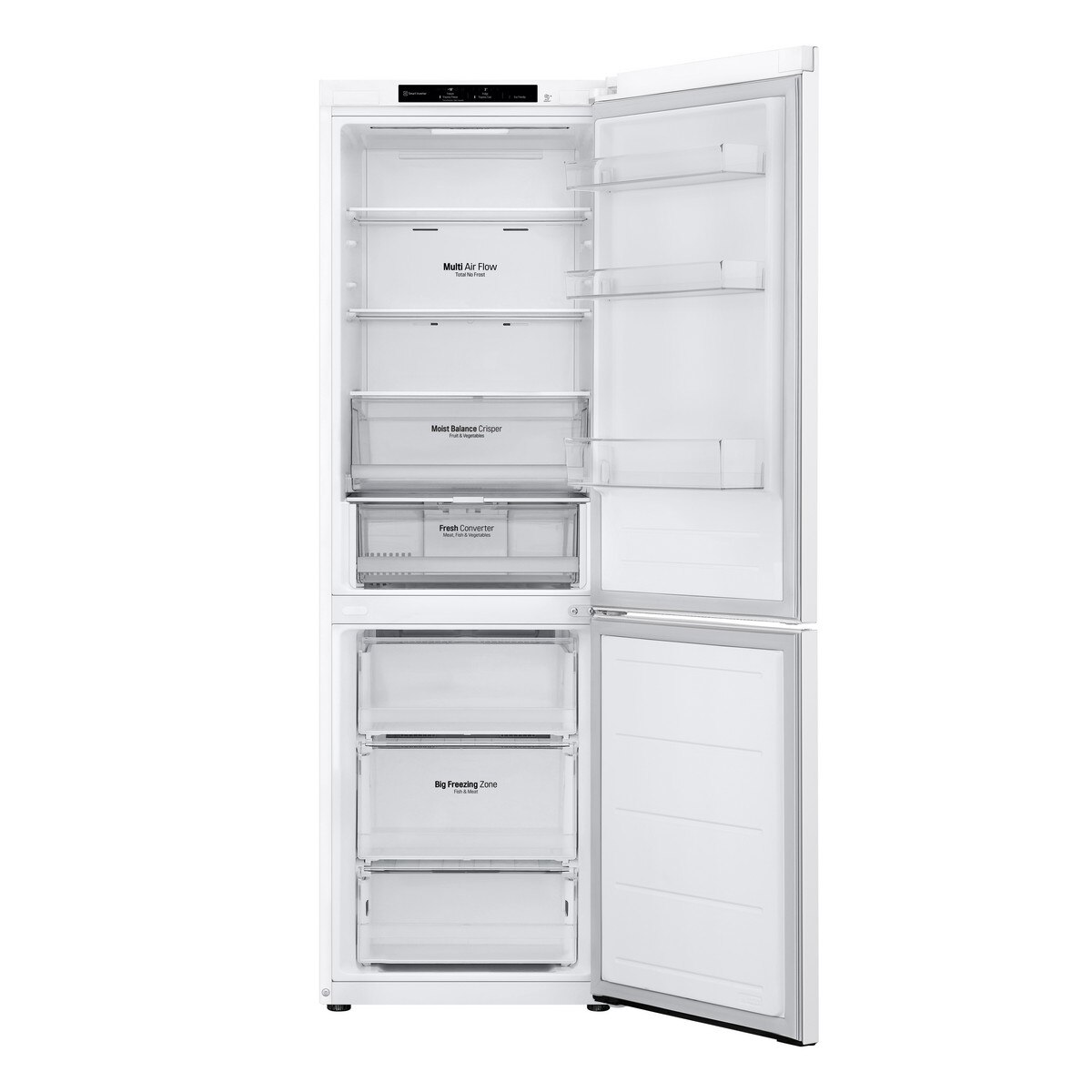 Recondicionado - Grade A - Frigorífico Combinado LG GBV3100ESW No Frost,  Door Cooling e Multi-Air Flow e de 186 cm - Super White Branco-4