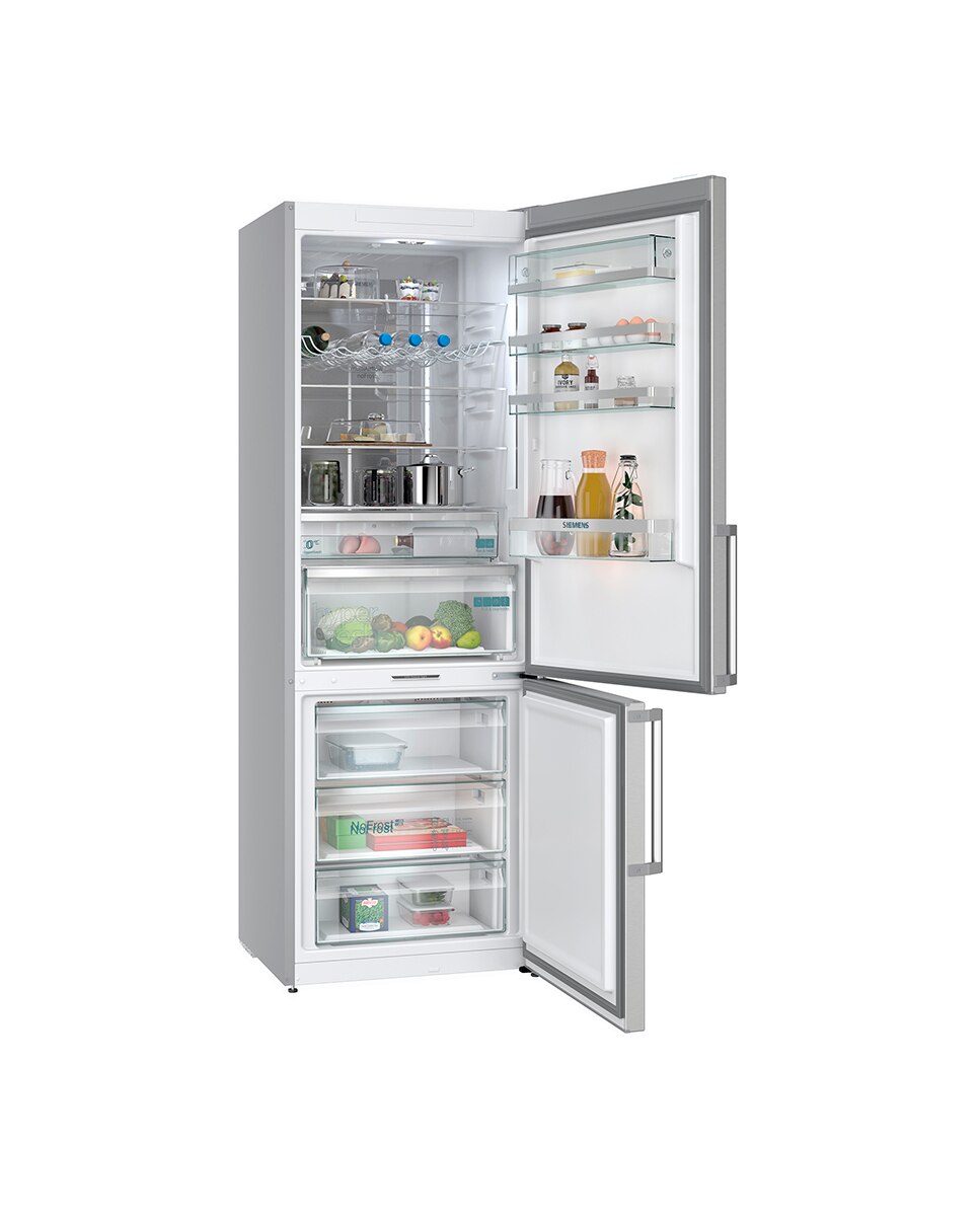 Recondicionado - Grade B - Frigorífico Combinado Siemens iQ500 KG49NAICT No Frost com HyperFresh e de 203 cm - Inox-easyclean Inox-2