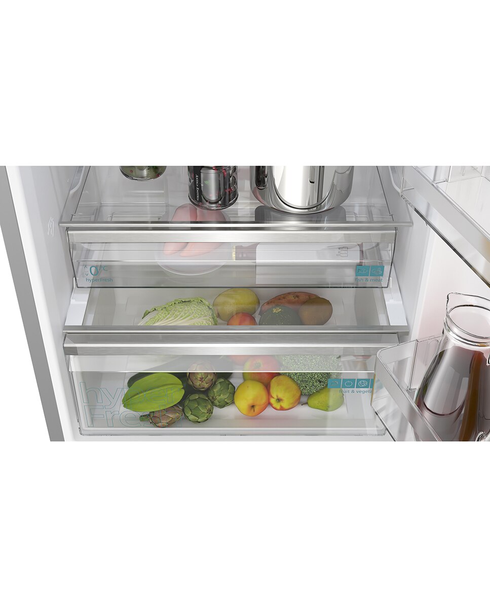 Recondicionado - Grade B - Frigorífico Combinado Siemens iQ500 KG49NAICT No Frost com HyperFresh e de 203 cm - Inox-easyclean Inox-6