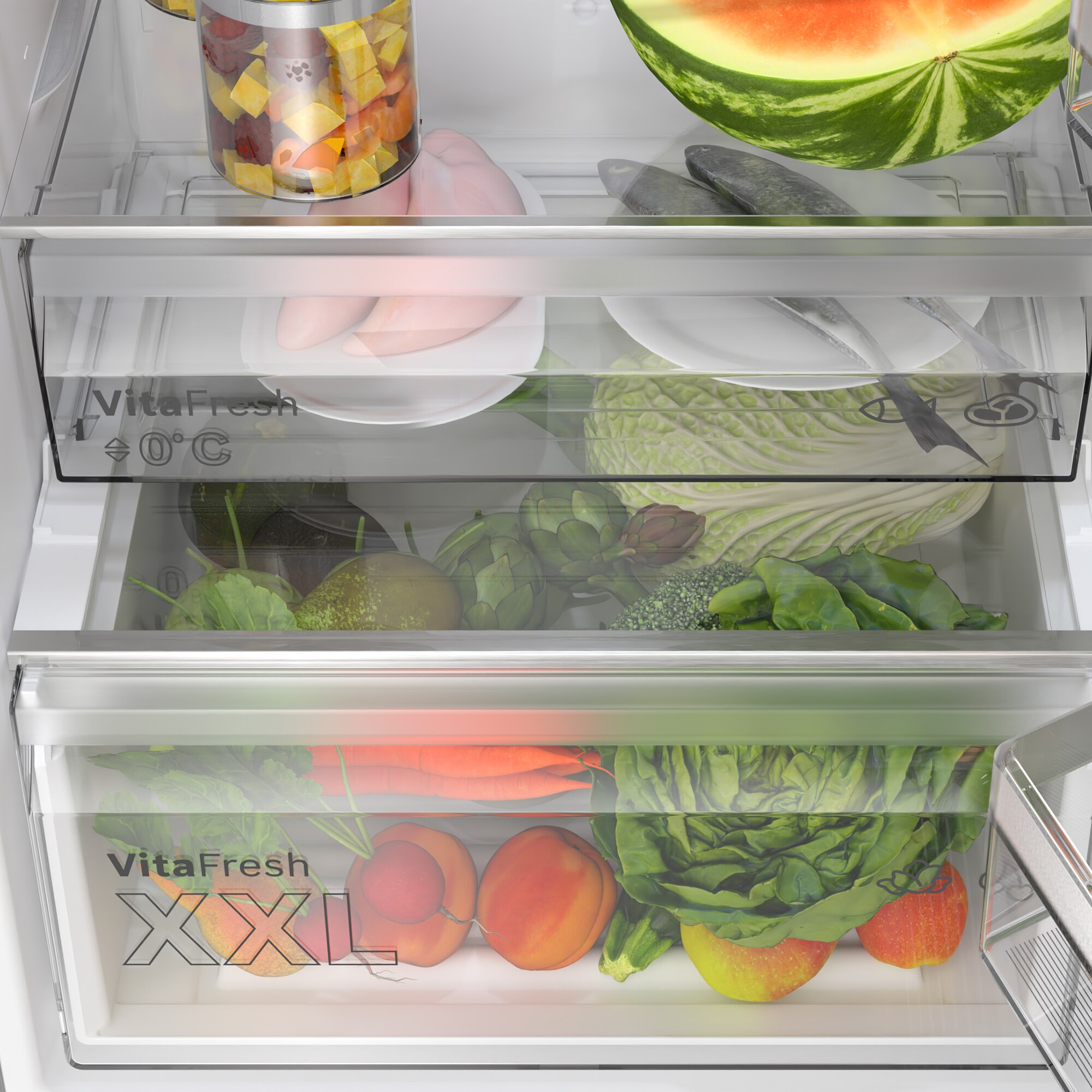 Recondicionado - Grade B - Frigorífico Combinado Bosch Serie 4 KGN36VIBT Tecnologia Inverter, Total No Frost e de 186 cm - Inox Antidedadas Inox-6