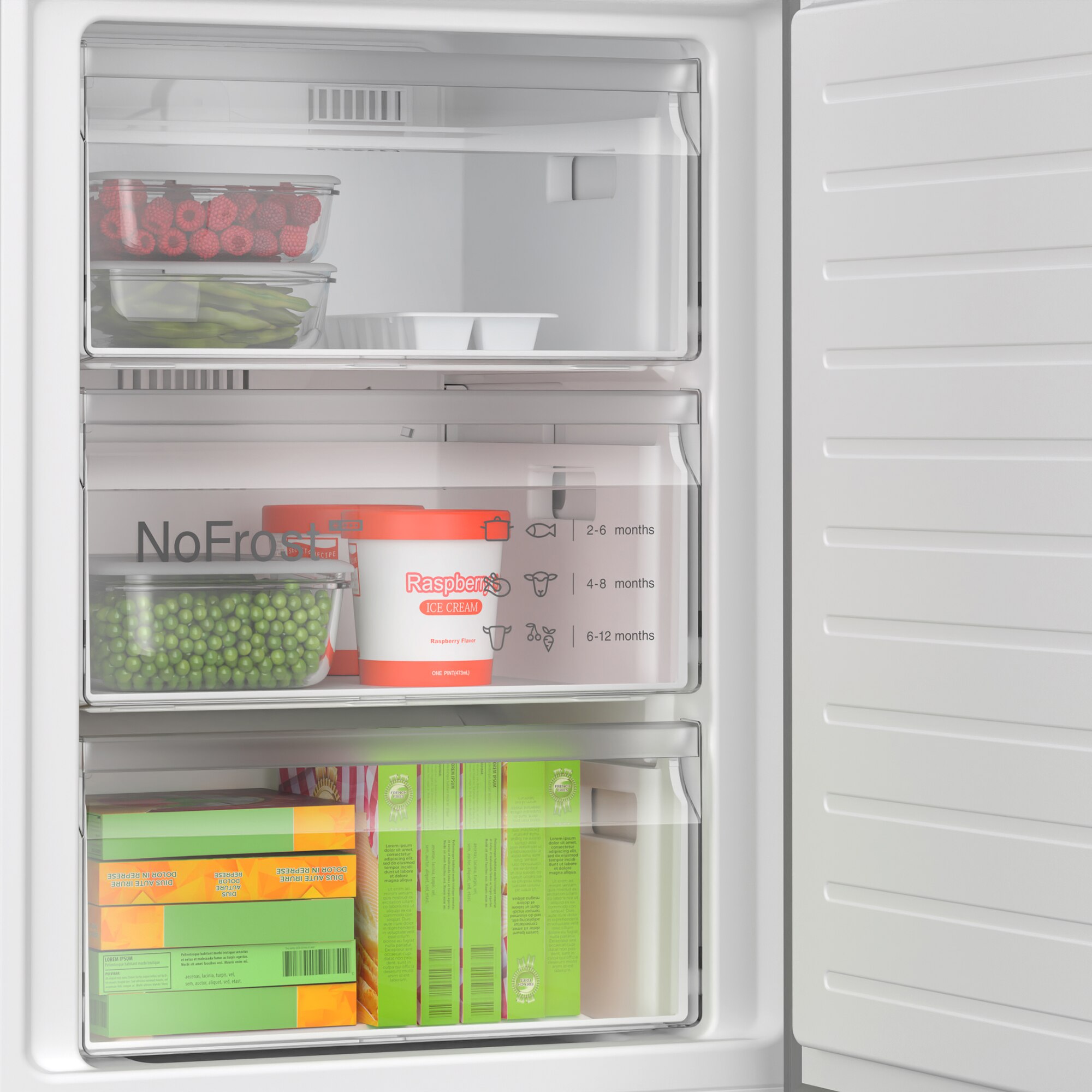 Recondicionado - Grade B - Frigorífico Combinado Bosch Serie 4 KGN36VIBT Tecnologia Inverter, Total No Frost e de 186 cm - Inox Antidedadas Inox-7
