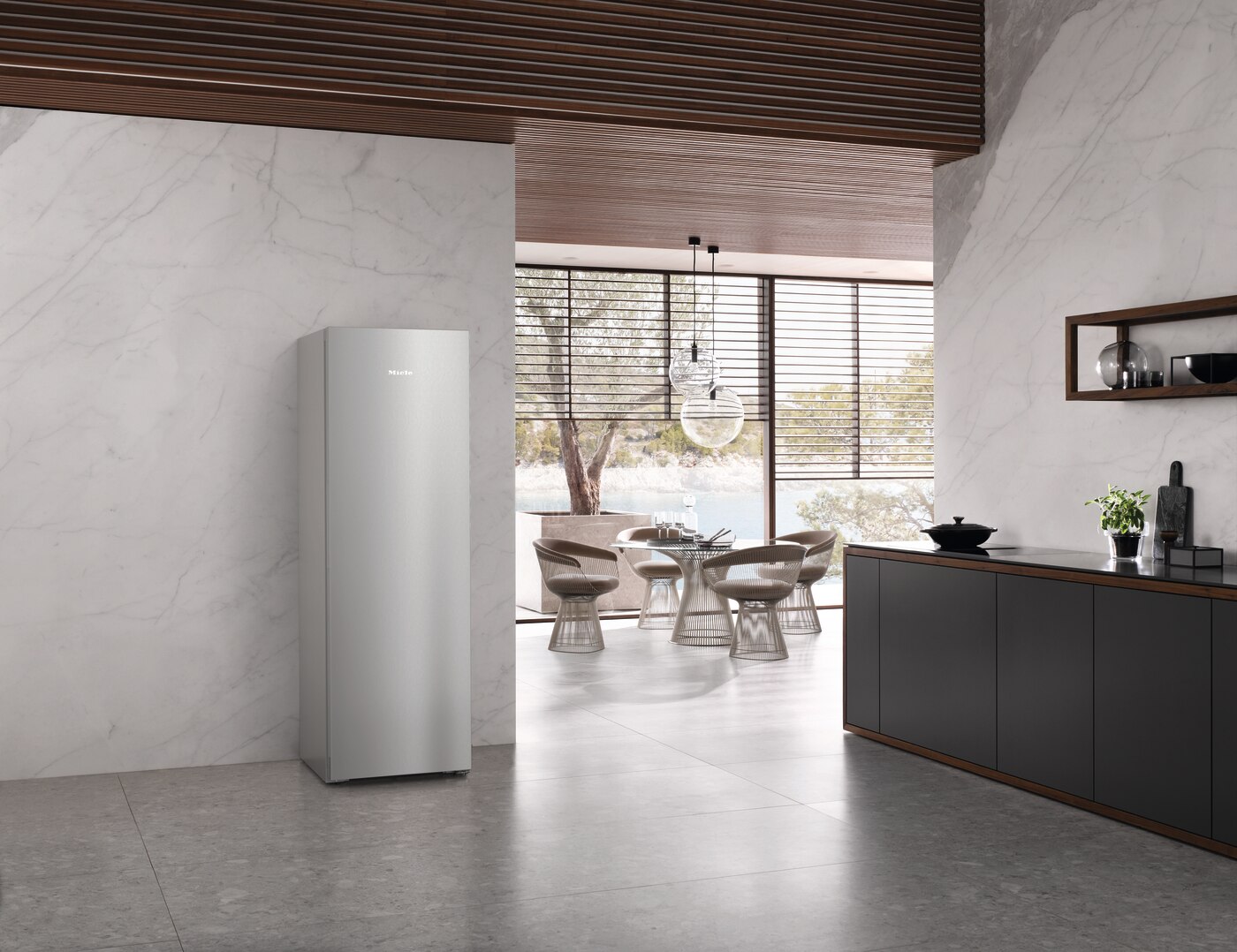 Recondicionado - Grade B - Frigorífico de 1 Porta Miele KS 4383 D D EL Daily Fresh, DynaCool e Side-by-Side e de 185,5 cm - Aço Inoxidável Inox-3