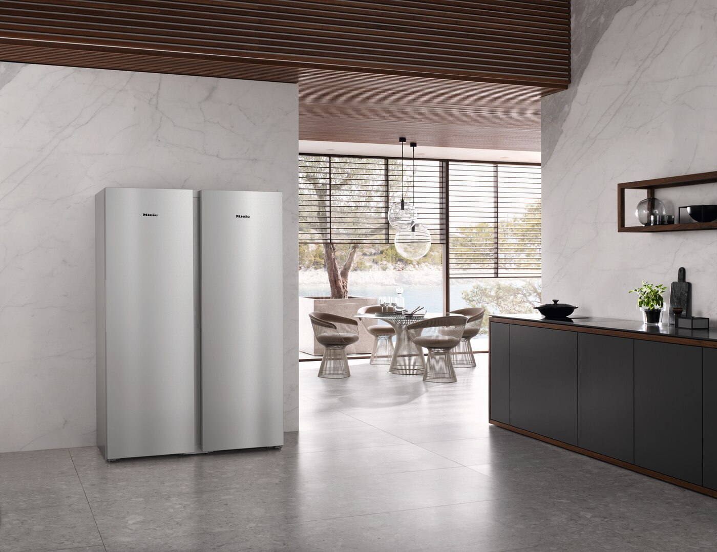 Recondicionado - Grade B - Frigorífico de 1 Porta Miele KS 4383 D D EL Daily Fresh, DynaCool e Side-by-Side e de 185,5 cm - Aço Inoxidável Inox-4