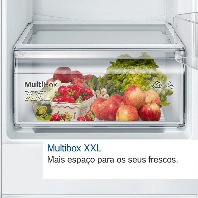 Recondicionado - Grade A - Frigorífico Combinado Encastrável Bosch Serie 2 KIV87NSE0 Low Frost e de 177,2 cm - Branco Branco-8