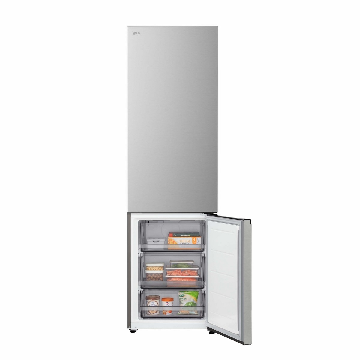 Recondicionado - Grade B - Frigorífico Combinado LG GBBS322APY Total No Frost de 203 cm - Prime Silver Inox-7