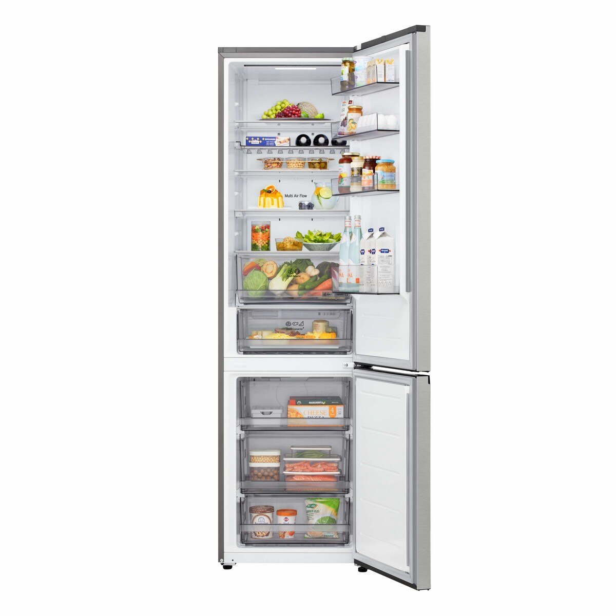 Recondicionado - Grade B - Frigorífico Combinado LG GBBS322APY Total No Frost de 203 cm - Prime Silver Silver-3