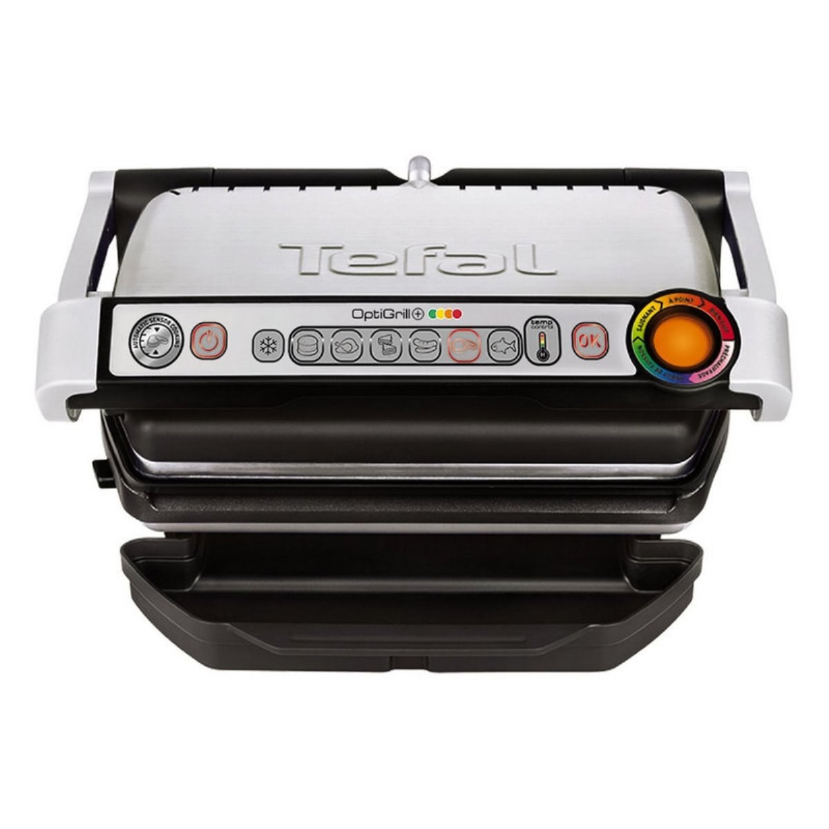Imagem 0 de Recondicionado - Grade B - Grelhador de Placas Tefal Optigrill GC712D12 de 2000 W com 6 Programas de Culinária - Prateado