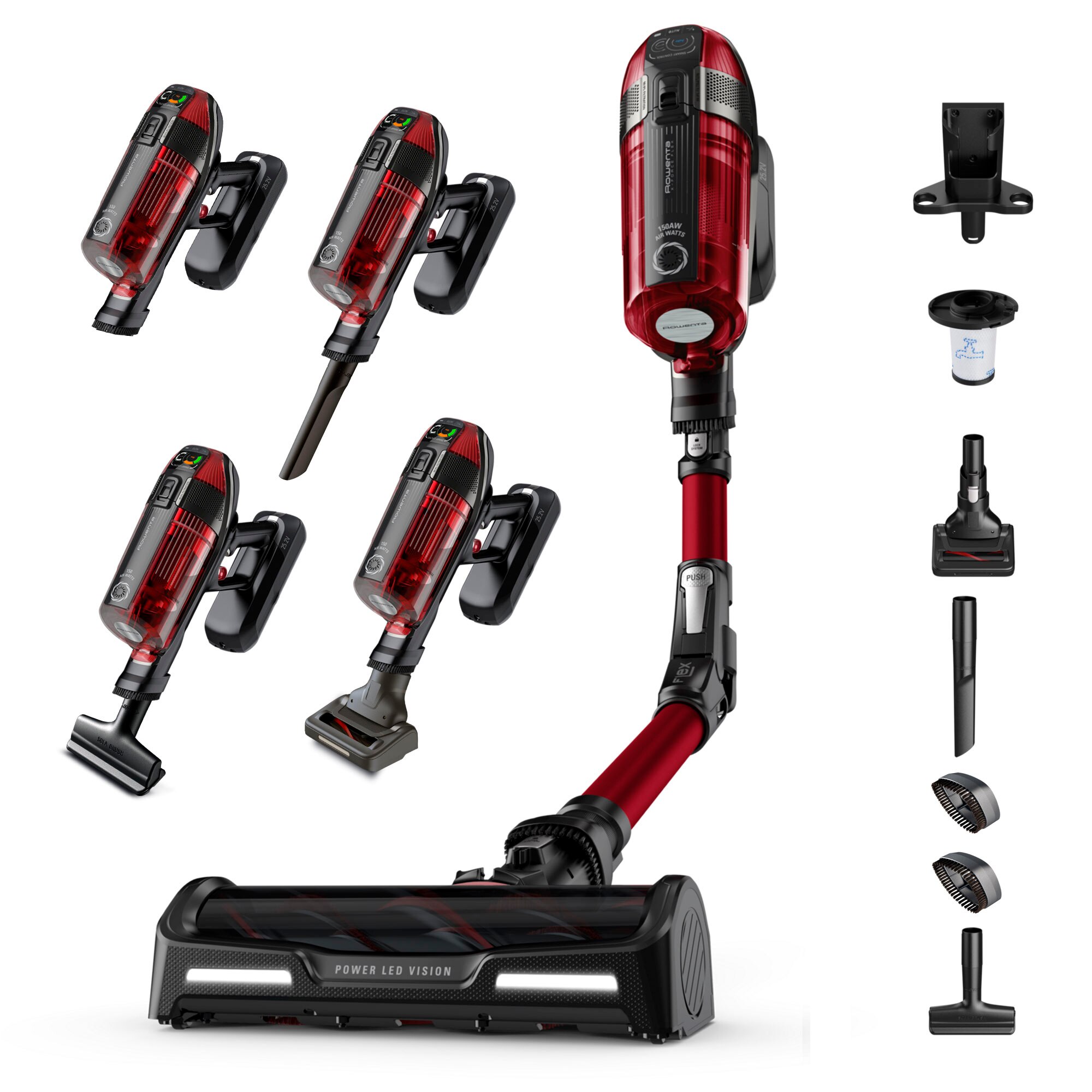 Imagem 0 de Recondicionado - Grade B - Aspirador Vertical Rowenta RH98A9WO X-Force Flex 12,6 Animal Care com Ajuste Automático de Potencia e de 900 ml - Autonomia 45 min