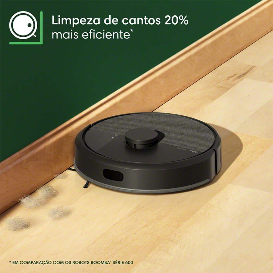 Recondicionado - Grade B - Robot Aspirador Irobot Roomba® Combo 105 + Base Auto Empty com Autonomia de 120 min - Preto Preto-10