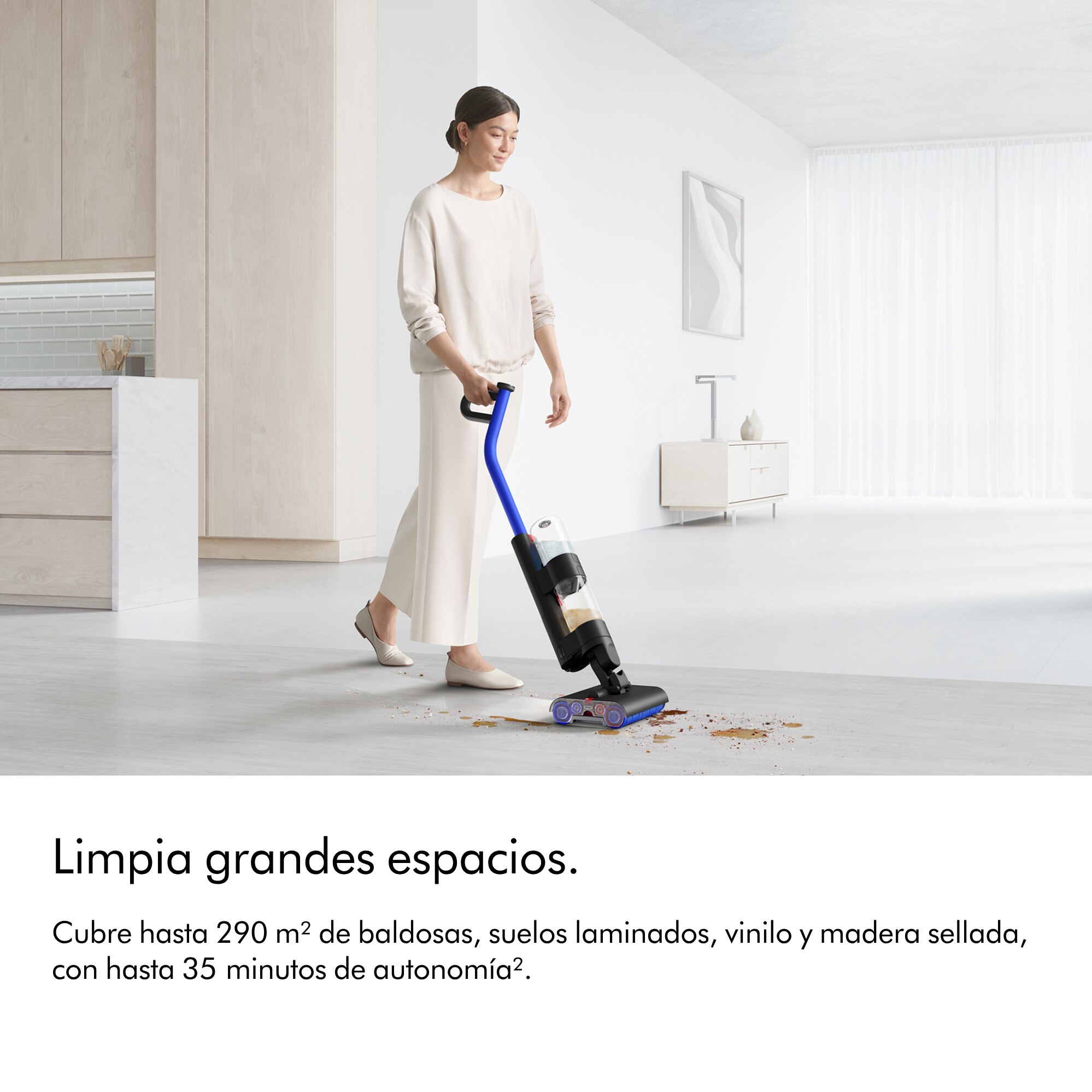Recondicionado - Grade A - Mopa Eléctrica Dyson Wash G1 - Preto e Azul Azul-4