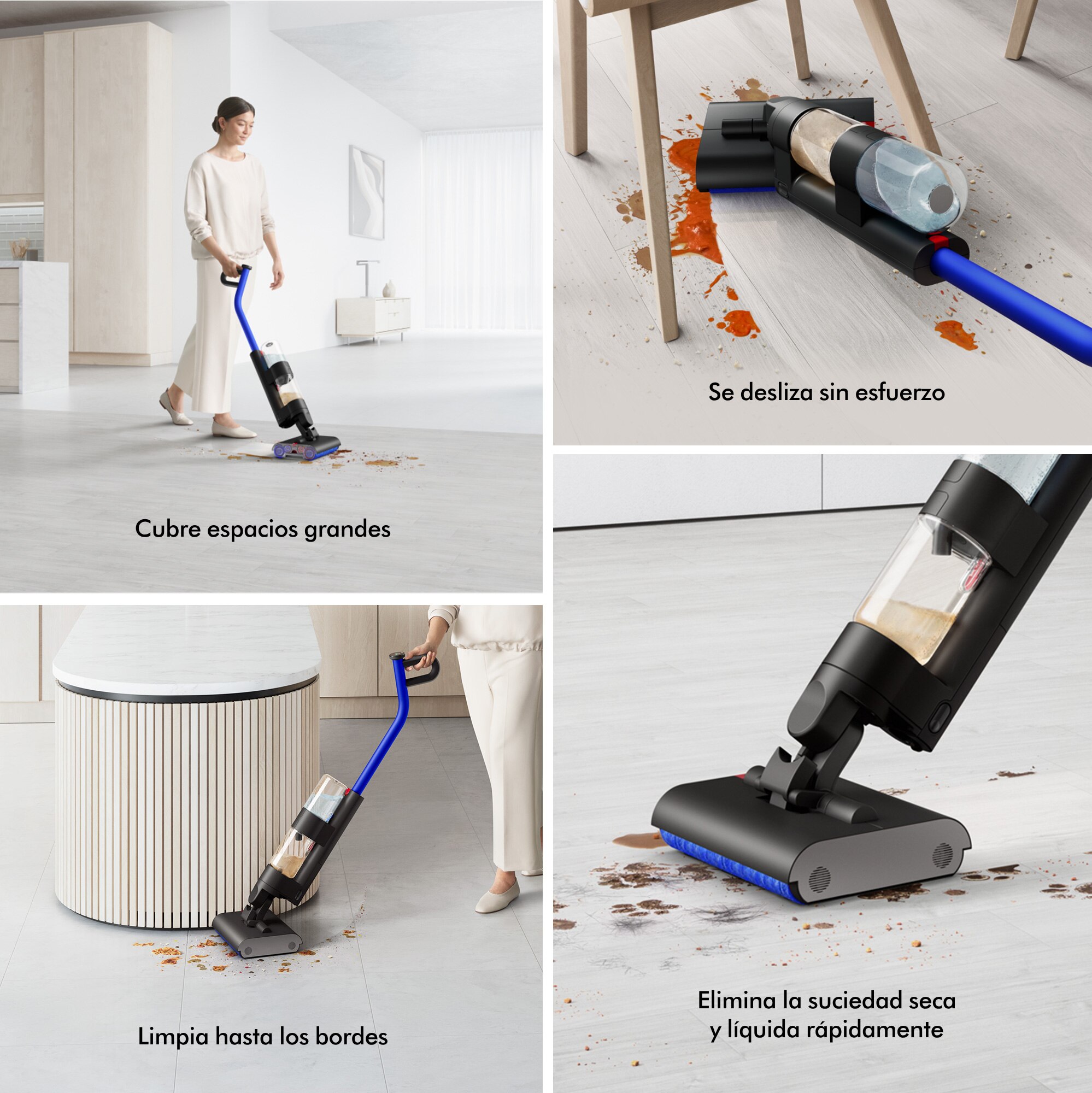 Recondicionado - Grade A - Mopa Eléctrica Dyson Wash G1 - Preto e Azul Azul-6