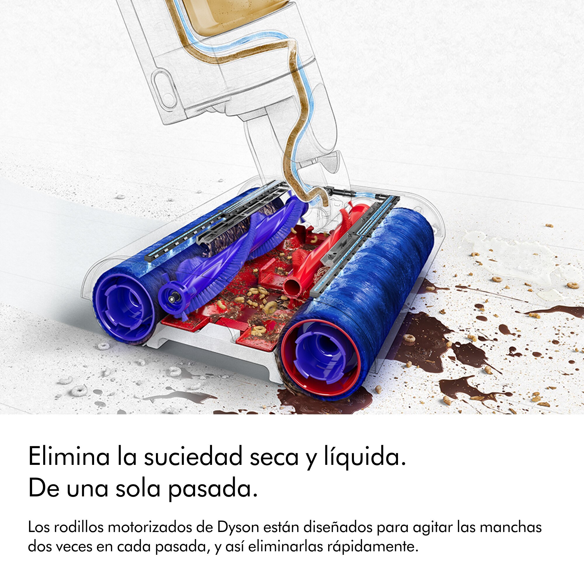 Recondicionado - Grade A - Mopa Eléctrica Dyson Wash G1 - Preto e Azul Azul-8