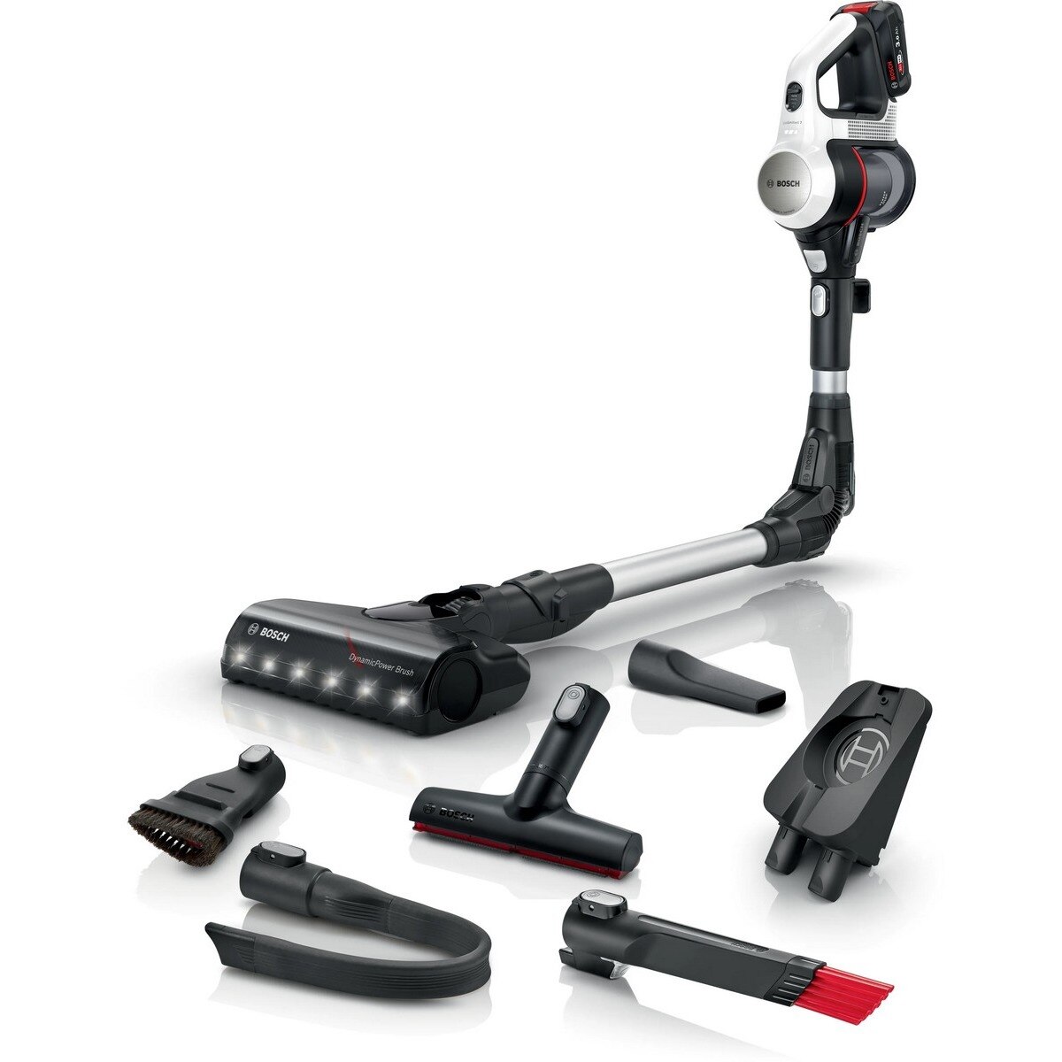 Imagem 0 de Recondicionado - Grade B - Aspirador Vertical Bosch BCS711XXL Unlimited 7 Recarregável com Autonomia de 40 min - Branco