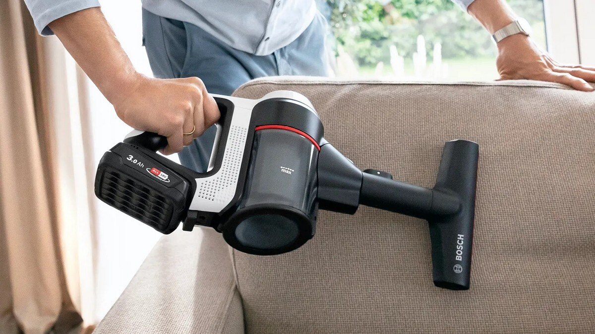 Recondicionado - Grade B - Aspirador Vertical Bosch BCS711XXL Unlimited 7 Recarregável com Autonomia de 40 min - Branco Branco-13