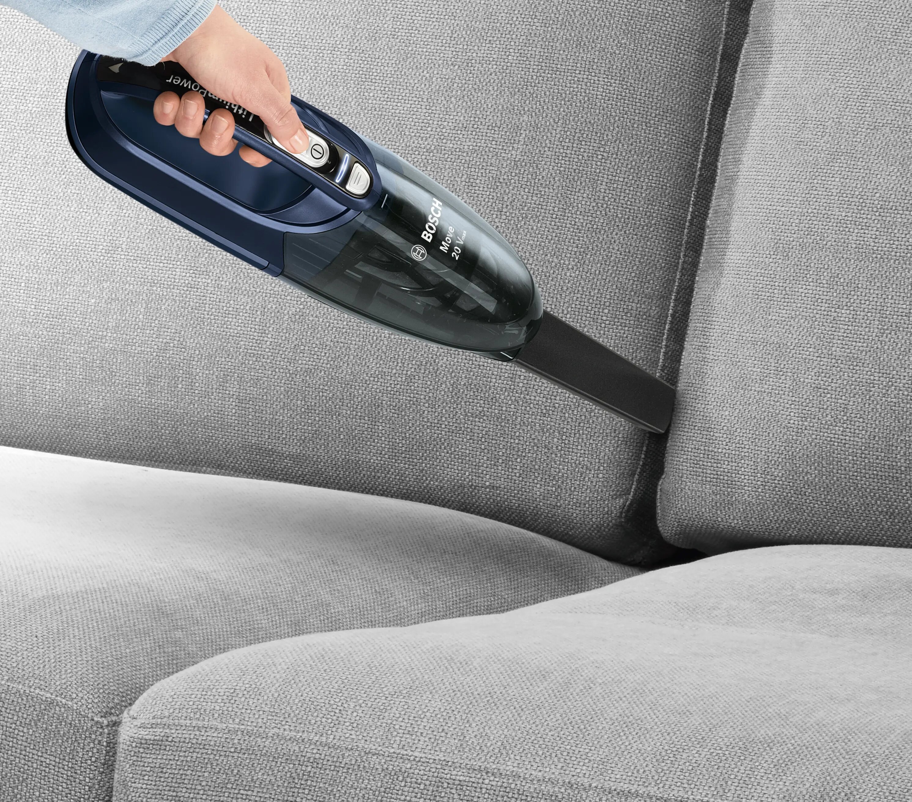 Recondicionado - Grade A - Aspirador de Mão Bosch Move Lithium BHN20L de 20 V Azul-6