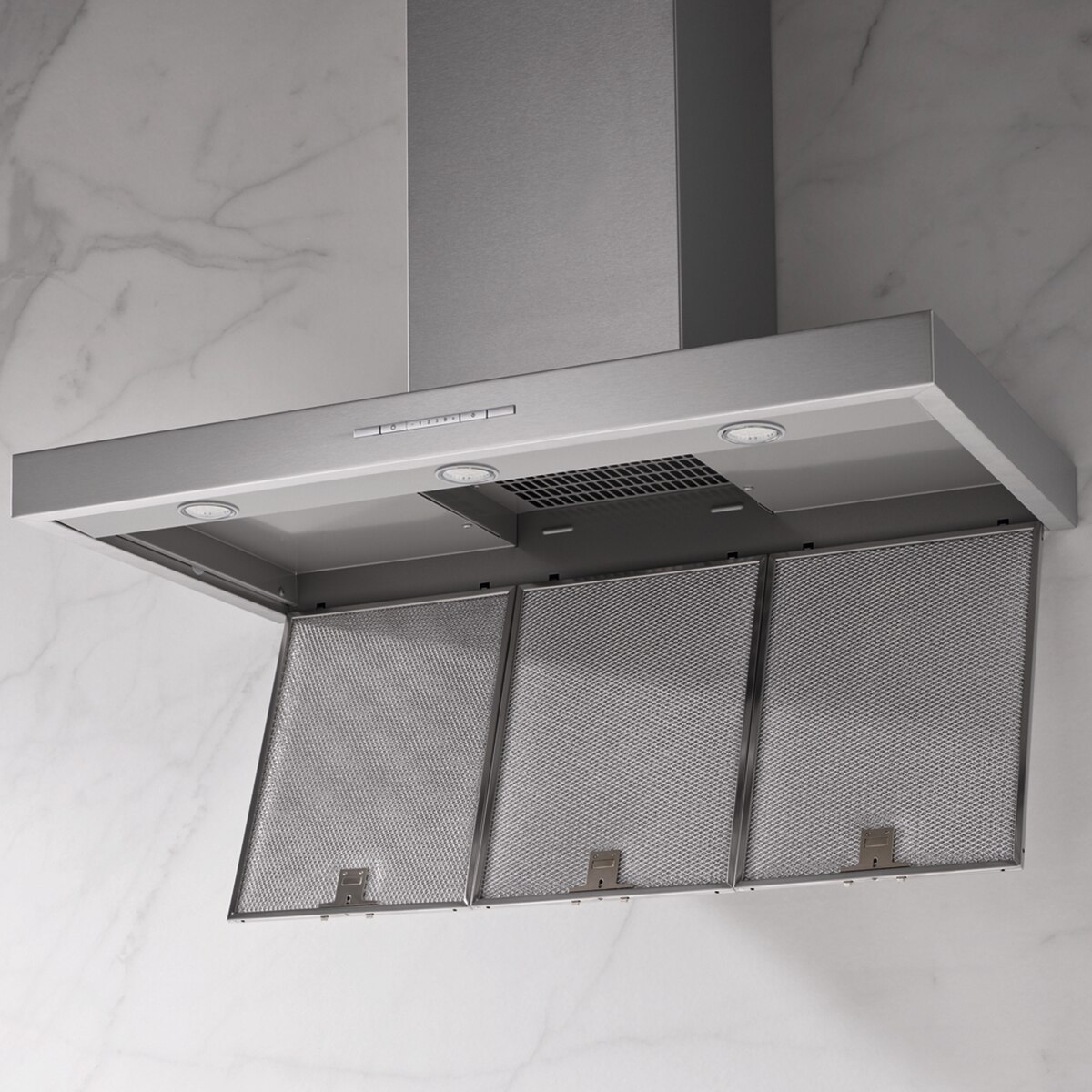 Recondicionado - Grade B - Exaustor de Parede Miele PUR 98 W EDST com 4 Velocidades e de 90 cm - Aço Inox Inox-3