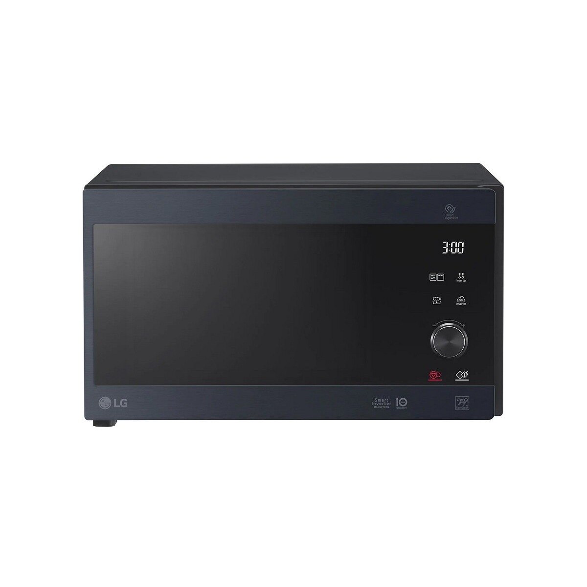 Imagem 0 de Recondicionado - Grade A - Micro-ondas com Grill LG MH6565CPW NeoChef™, Smart Inverter, EasyClean™ de 1000 W e Capacidade de 25 Litros - Preto Mate