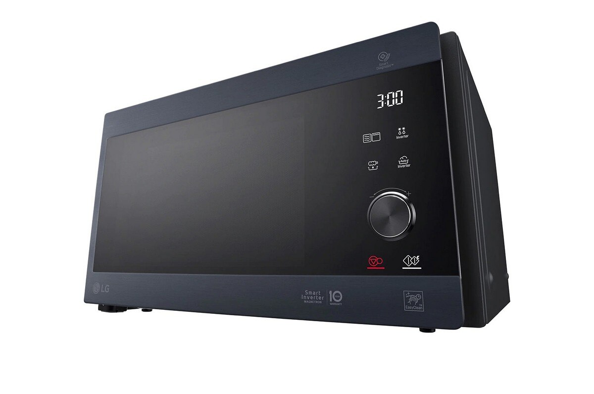Recondicionado - Grade A - Micro-ondas com Grill LG MH6565CPW NeoChef™, Smart Inverter, EasyClean™ de 1000 W e Capacidade de 25 Litros - Preto Mate Preto-7