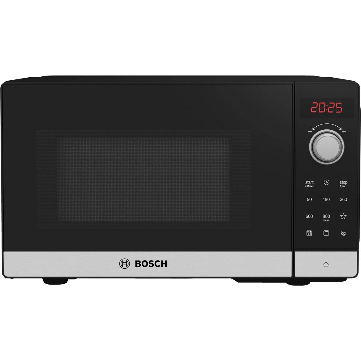 Imagem 0 de Recondicionado - Grade A - Micro-ondas com Grill Bosch Série 2 FEL023MS2 de 800 W Hidrolítico e Capacidade de 20 Litros - Preto e Inox