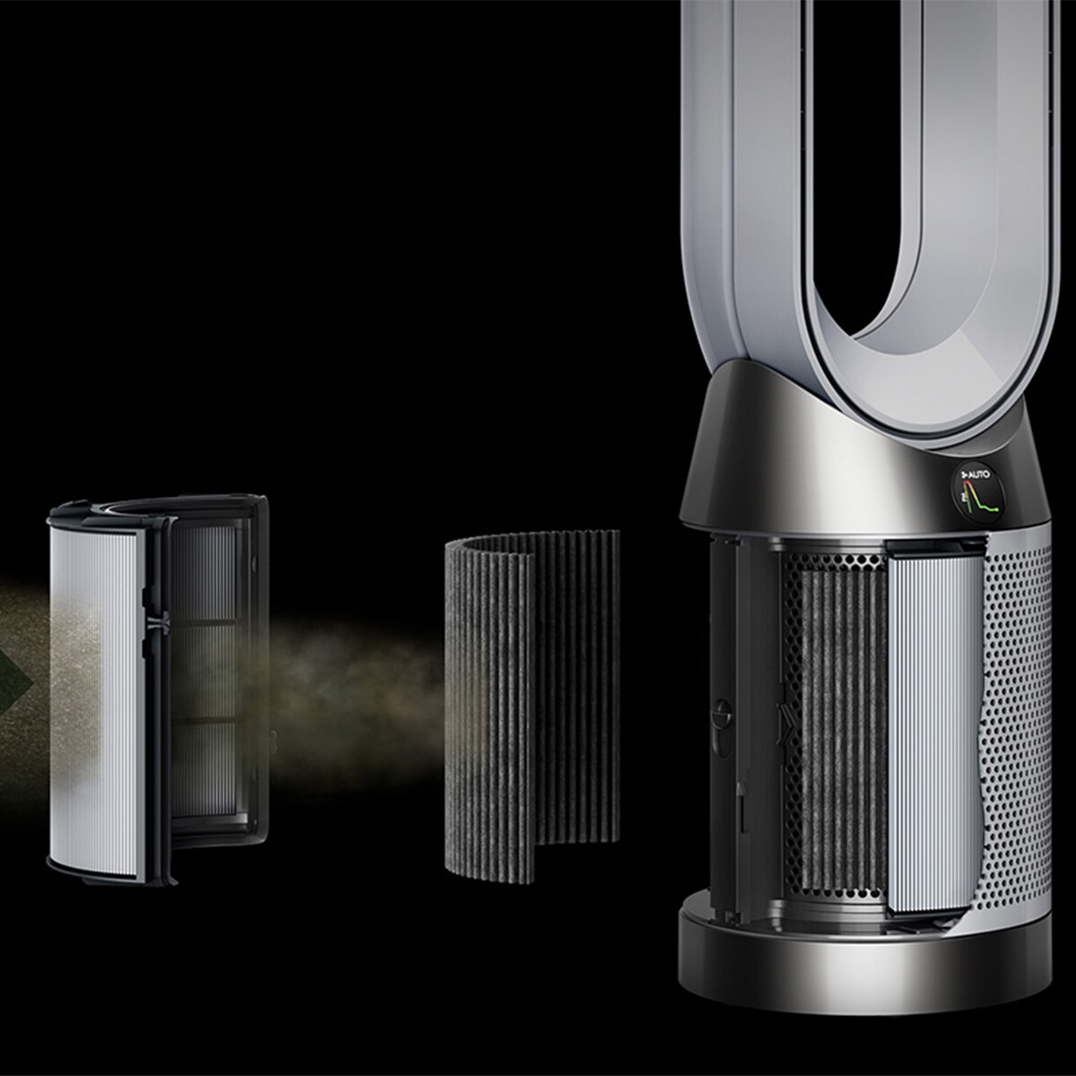 Recondicionado - Grade A - Purificador e Aquecedor Dyson Purifier Hot+Cool HP1 Branco-7