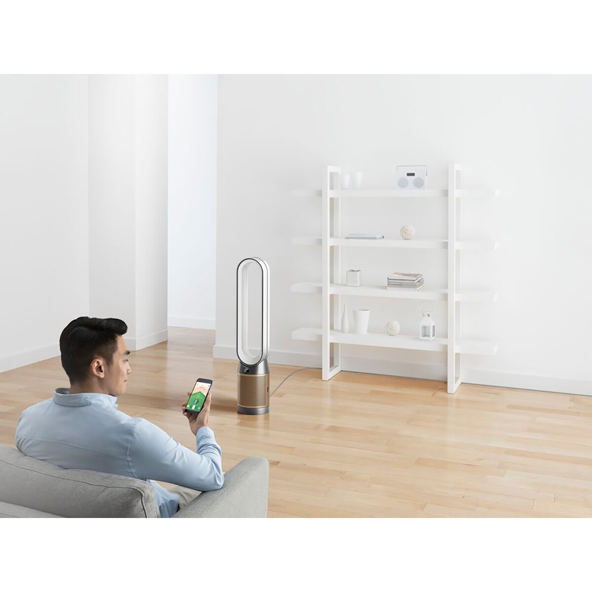 Recondicionado - Grade B - Purificador de Ar e Ventilador Dyson Purifier Cool Formaldehyde™ 369876-01 - Branco e Dourado Branco / Ouro-11