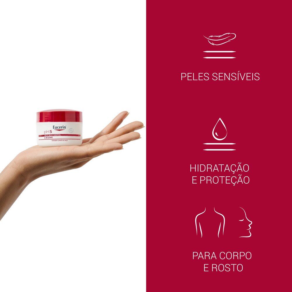 Creme Hidratante pH5 Pele Seca Sensível - 75 ml 2