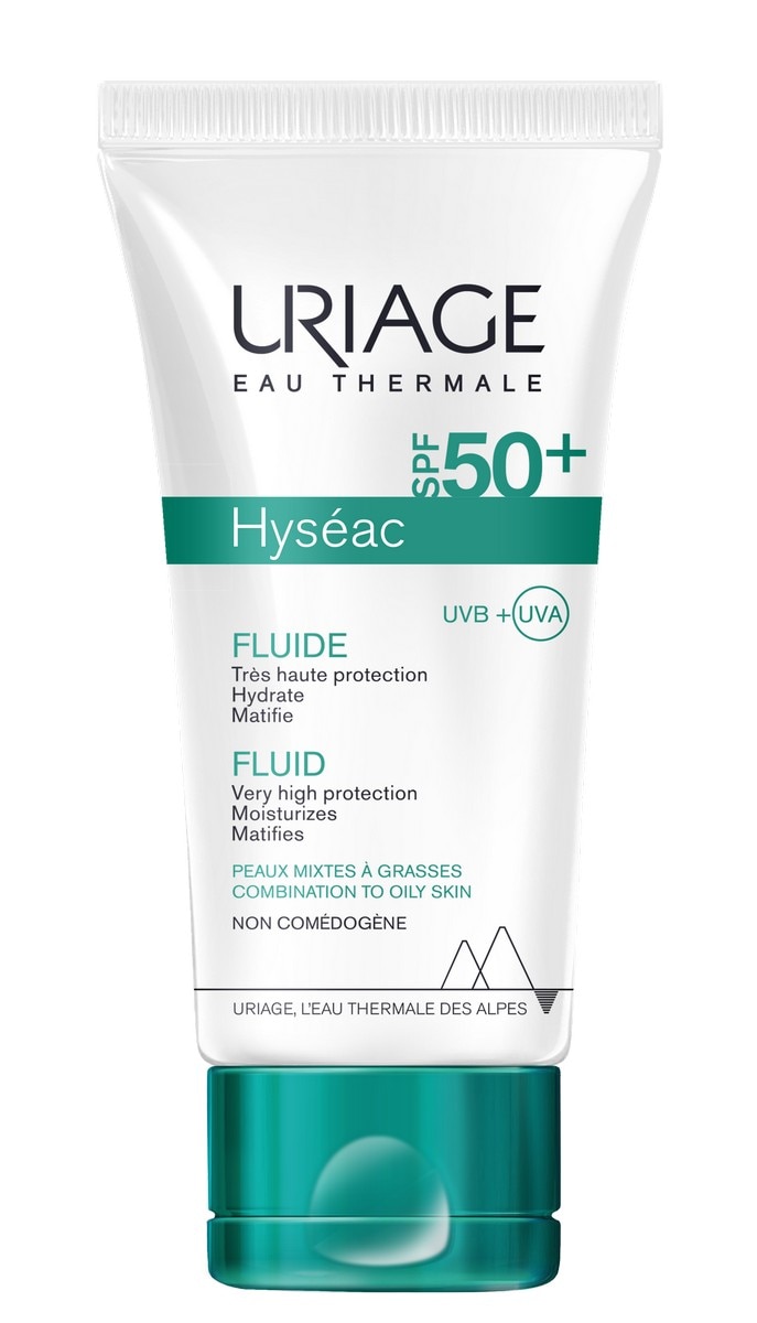 Protetor Solar Fluído Solar SPF50+ Hyséac Uriage 1