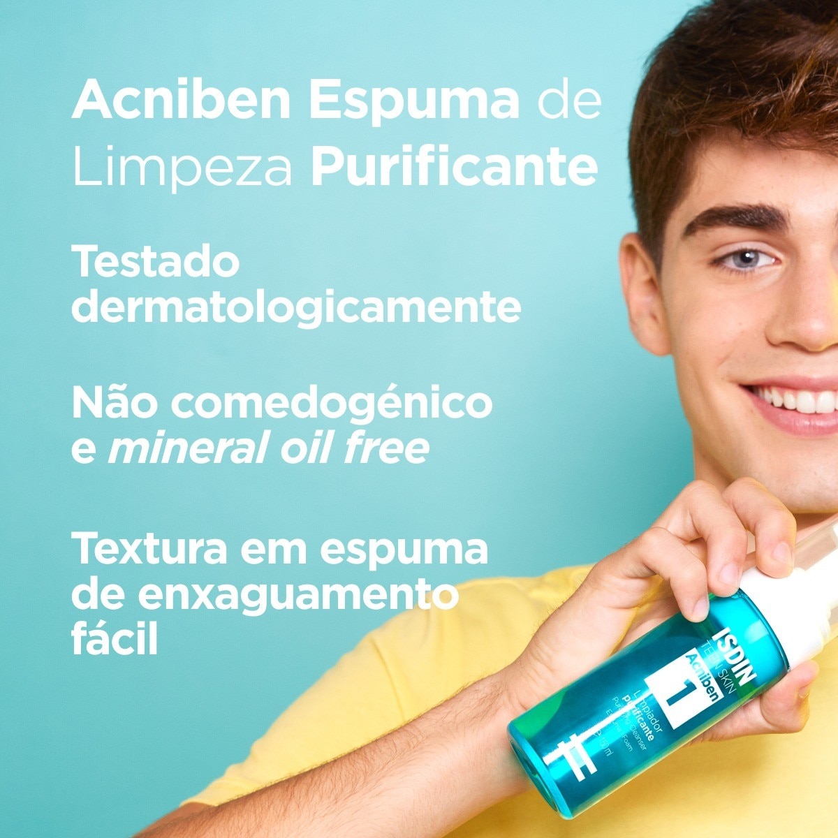 Espuma de Limpeza Facial Purificante Acniben - 150 ml 3