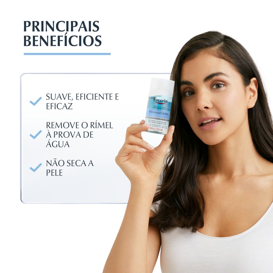 Desmaquilhante de olhos DermatoClean Eucerin® 4