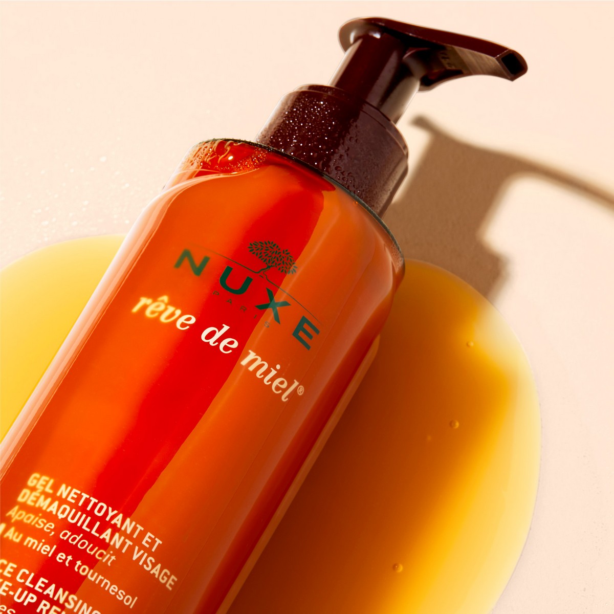 Gel de Limpeza e Desmaquilhante facial Rêve de Miel 200ml Nuxe 3
