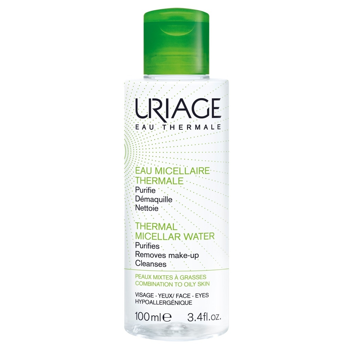 Água Termal Micelar Pele mista a oleosa 100ml Uriage 1