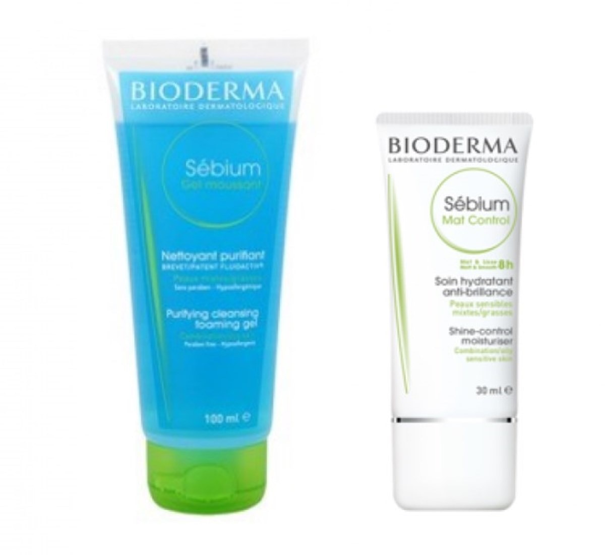 Imagem 0 de Sébium Mat Control 100ml + Sébium Gel Moussant 30 ml Bioderma