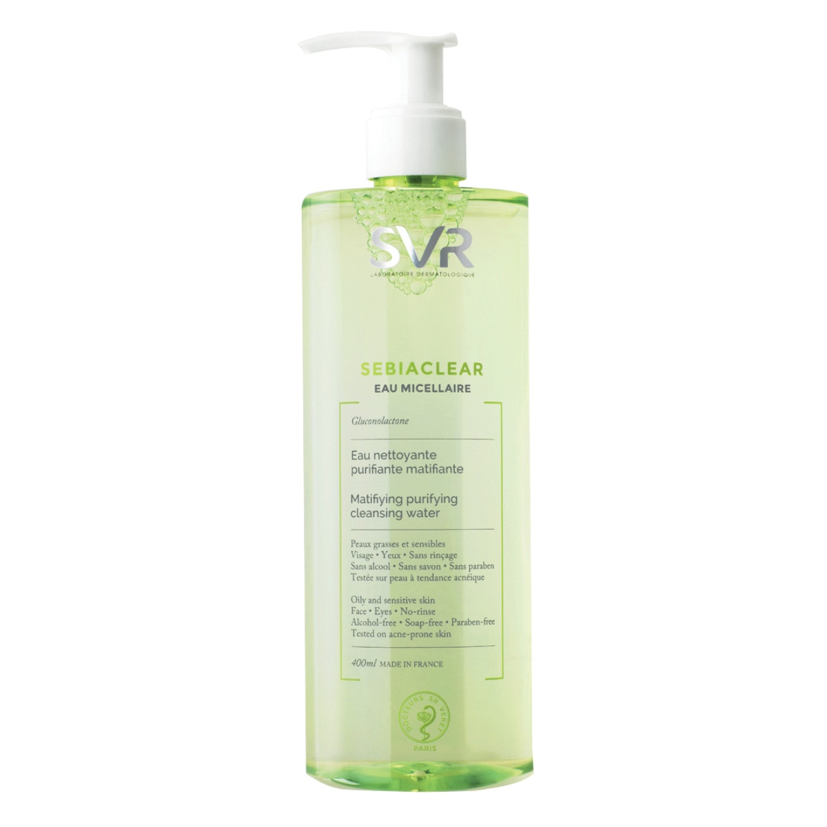Sebiaclear Água Micelar 400ml SVR 1