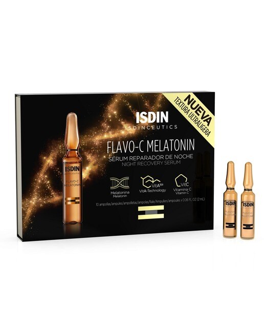 Imagem 0 de Sérum Noite Flavo C Melatonin com Vitamina C Isdinceutics - 10x2 ml