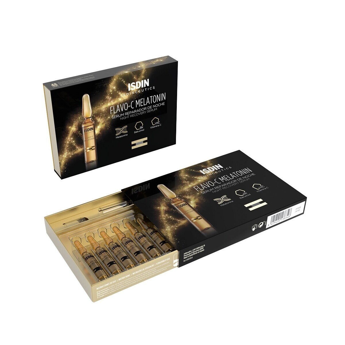 Sérum Noite Flavo C Melatonin com Vitamina C Isdinceutics - 10x2 ml 3