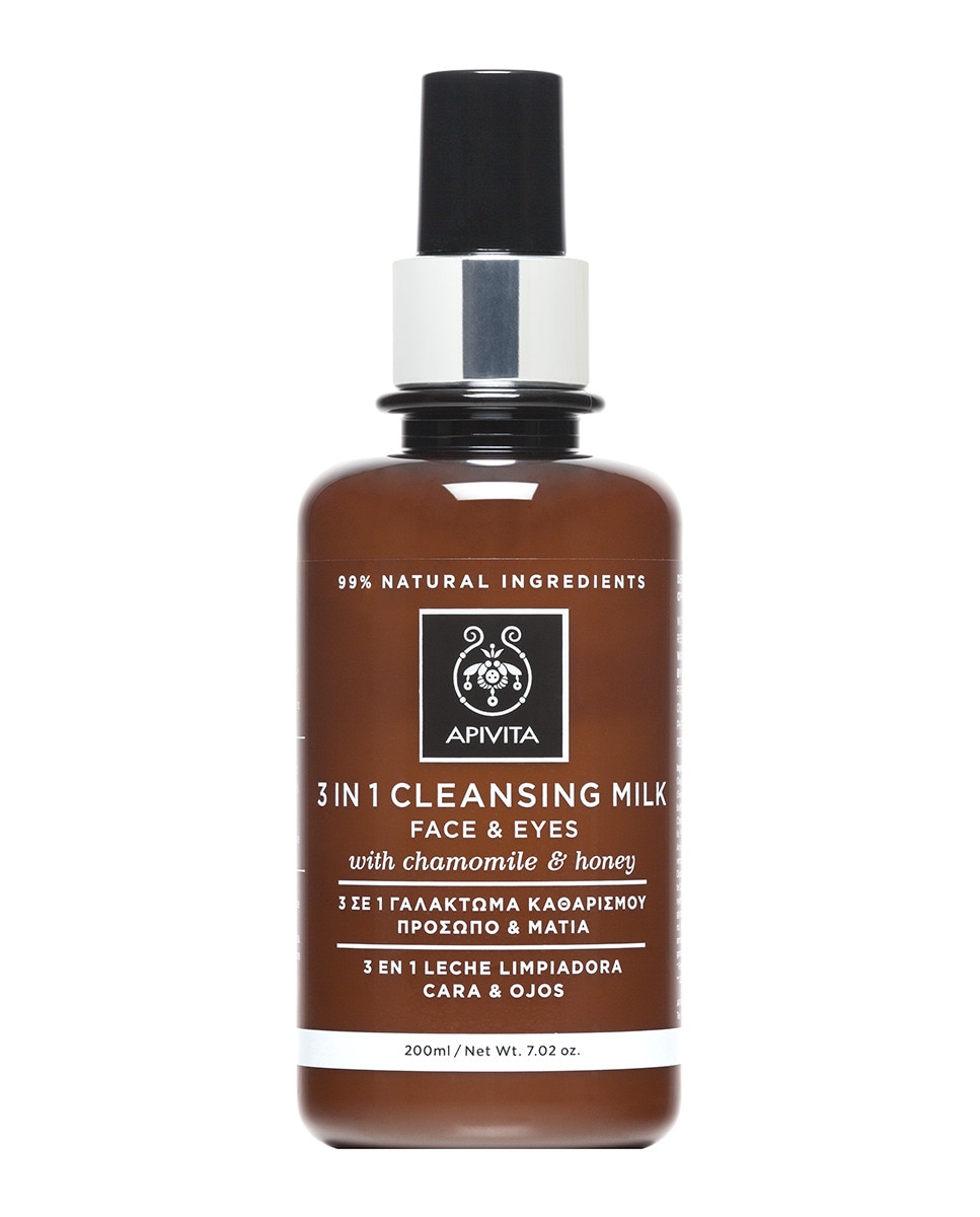 Leite de Limpeza 3 em 1 - Rosto & Olhos com Camomila & Mel - 200 ml 1