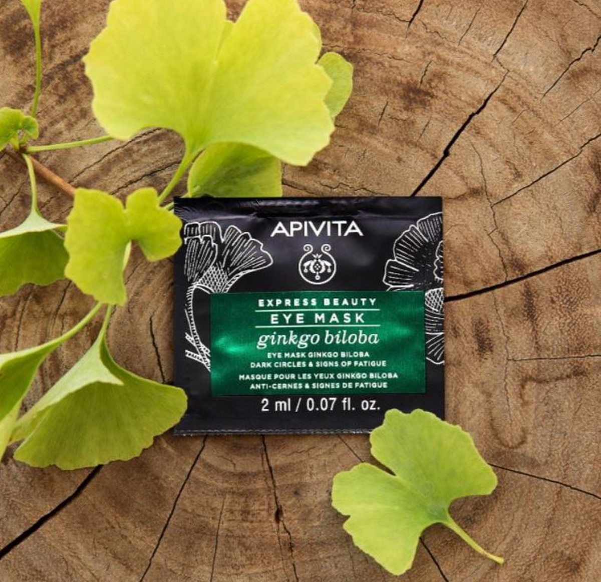 Máscara de Olhos Antipapos & Antiolheiras com Ginkgo Express Beauty - 2x2 ml 2