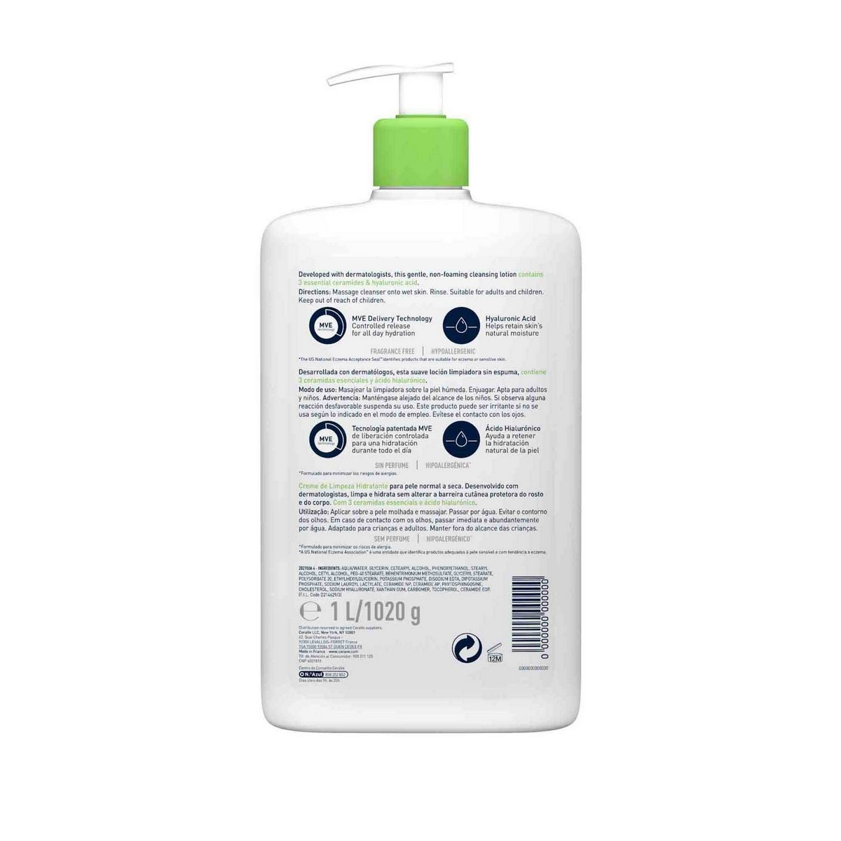 Creme Hidratante de Limpeza - 1 L 2
