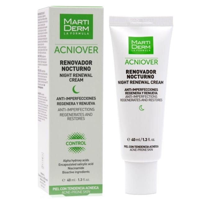 Imagem 0 de Creme MartiDerm Acniover Night Reneval Cream com Retinol Antiacne