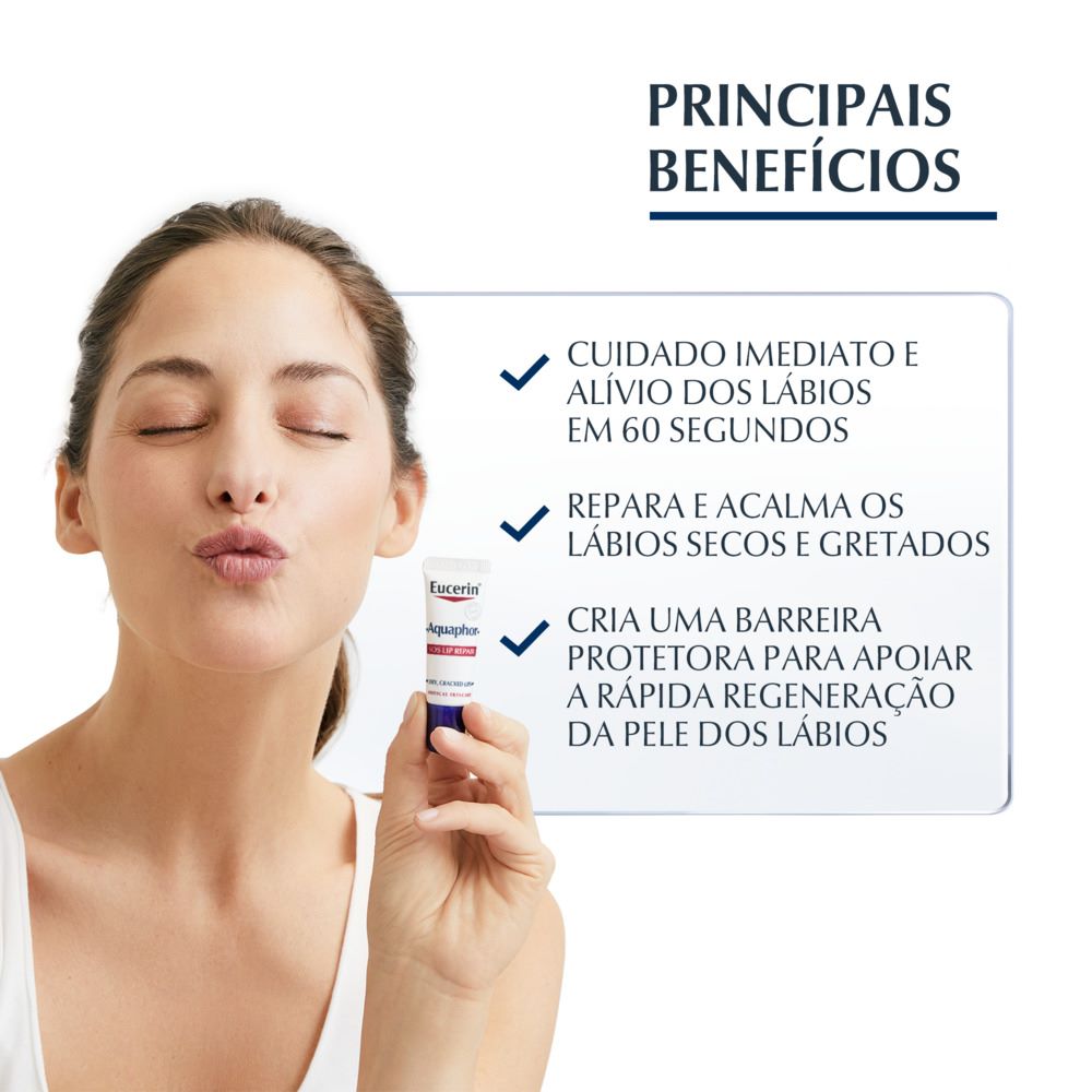Regenerador Labial Aquaphor Lábios Muito Secos - 10 ml 5