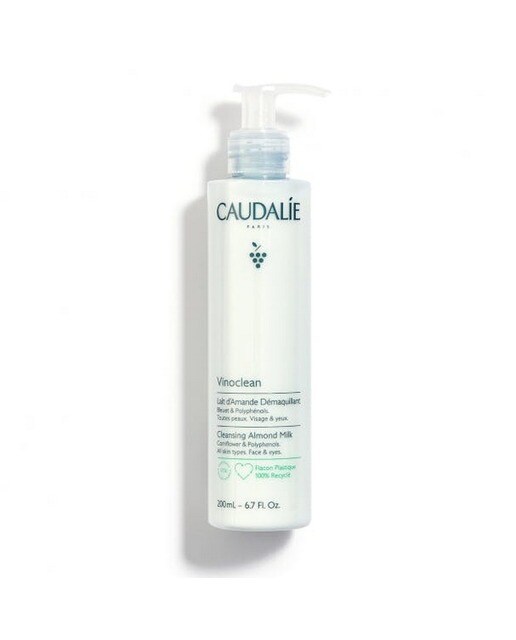 Leite desmaquilhante Vinoclean Leite de Amêndoas 200ml Caudalie 1