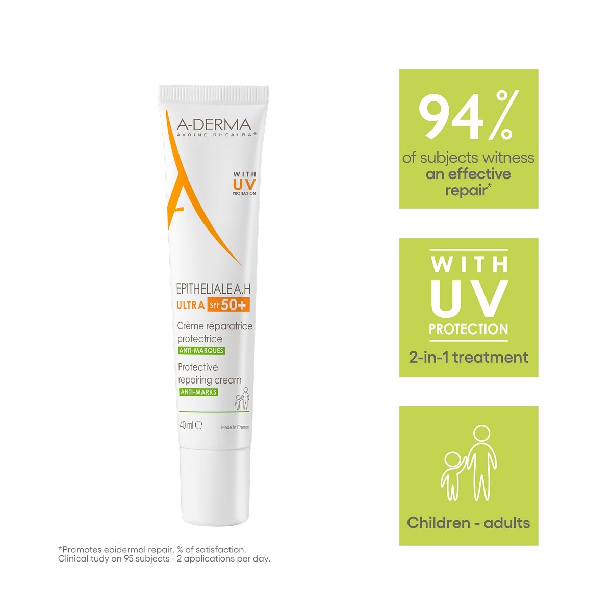 Creme Reparador Epitheliale A.H Ultra SPF50 + - 40 ml 6