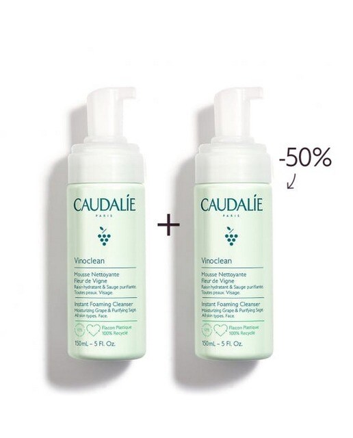 Imagem 0 de Duo Espuma de Limpeza Vinoclean 50% na 2ª embalagem 2x150ml Cauladie