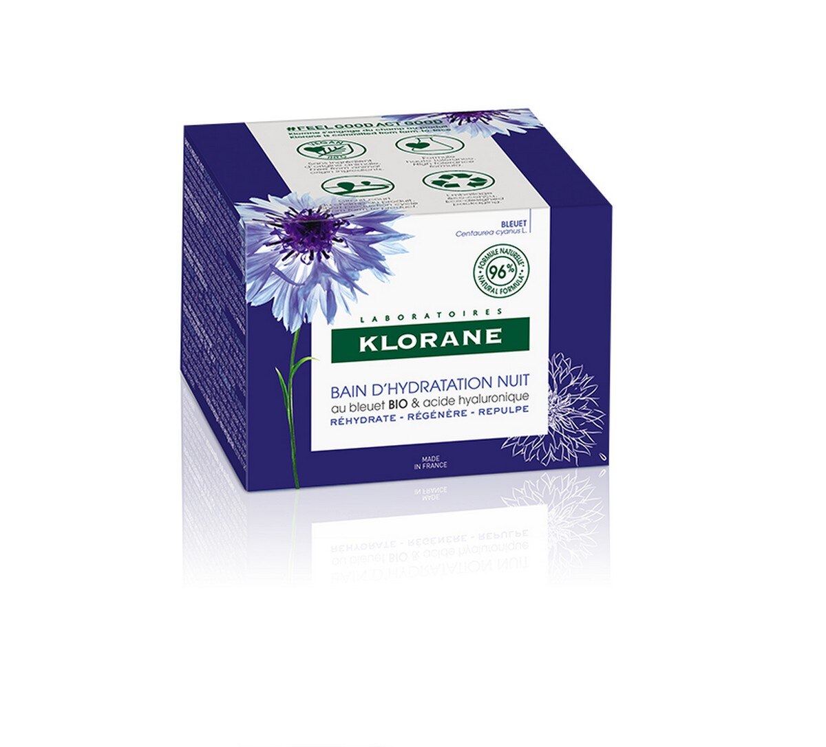 Creme Rosto Banho Hidratante Noite Com Ciano Bio E Ácido Hialurónico 50ml Klonare 2