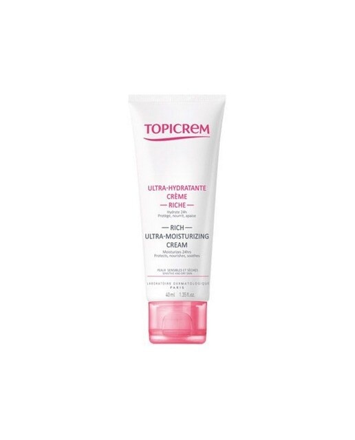 Creme Rico Hidratante  HYDRA+ Rich Ultra-moisturizing Cream 40ml Topicrem 1